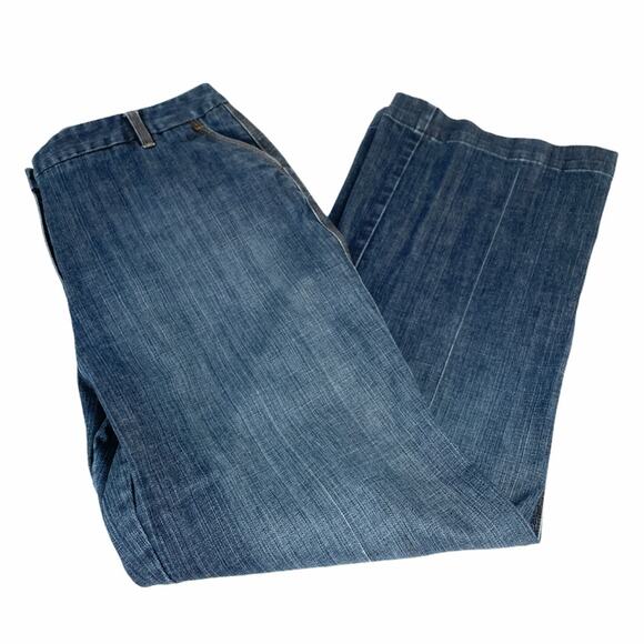 Talbots Straight Leg Jeans Blue Size 16 - Picture 1 of 8